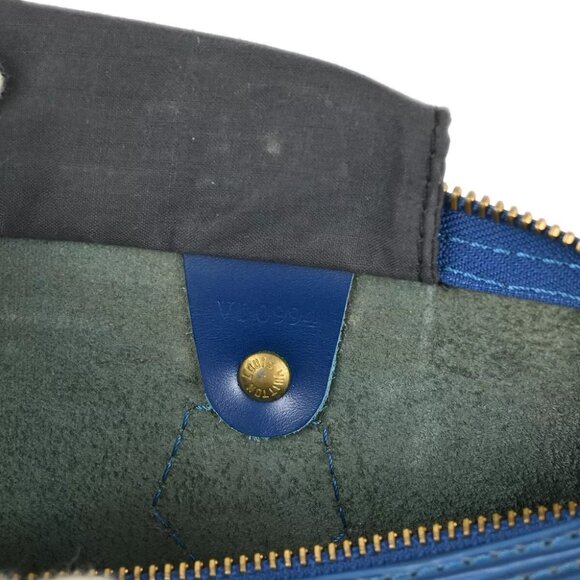 Louis Vuitton Blue Epi Speedy 30 Handbag - Picture 2 of 10